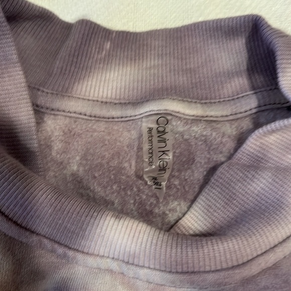 Calvin Klein lilac/ white sweatshirt - Picture 3 of 5